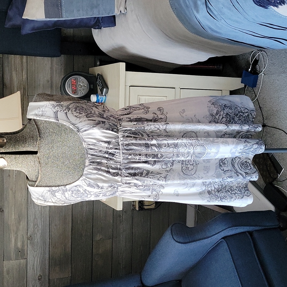 Cotton jersey decorative tunic tank